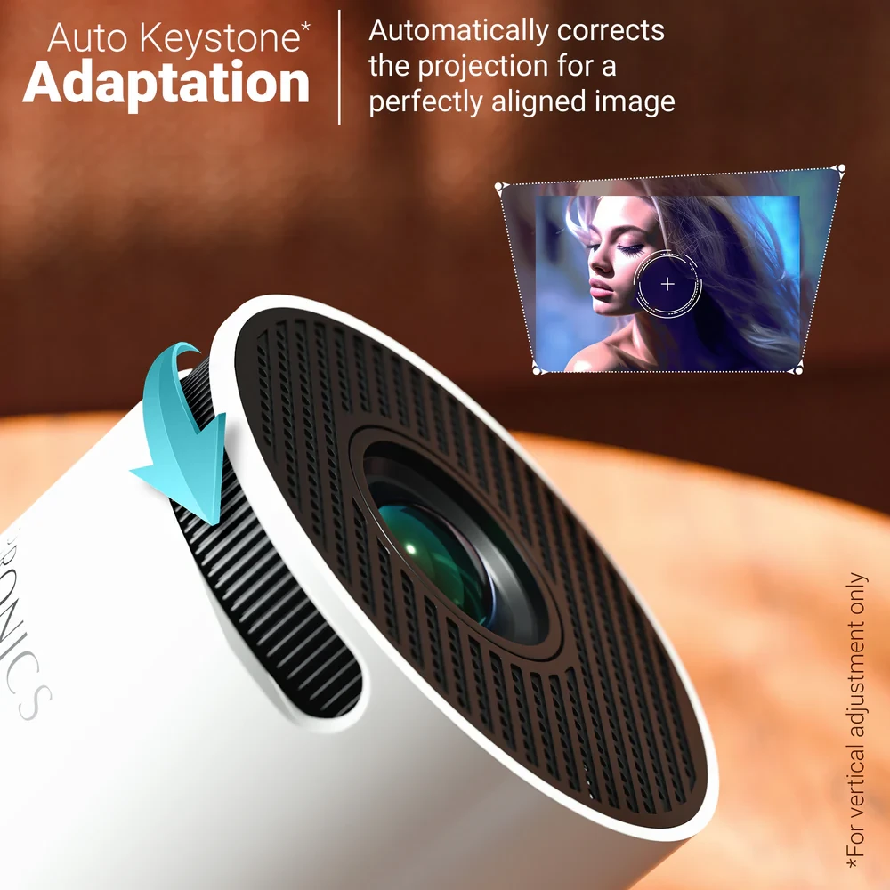 ZEBRONICS PROJECTOR 4K Support 4000 Lumens HDMI | USB | WiFi (PixaPlay 76B) view 2